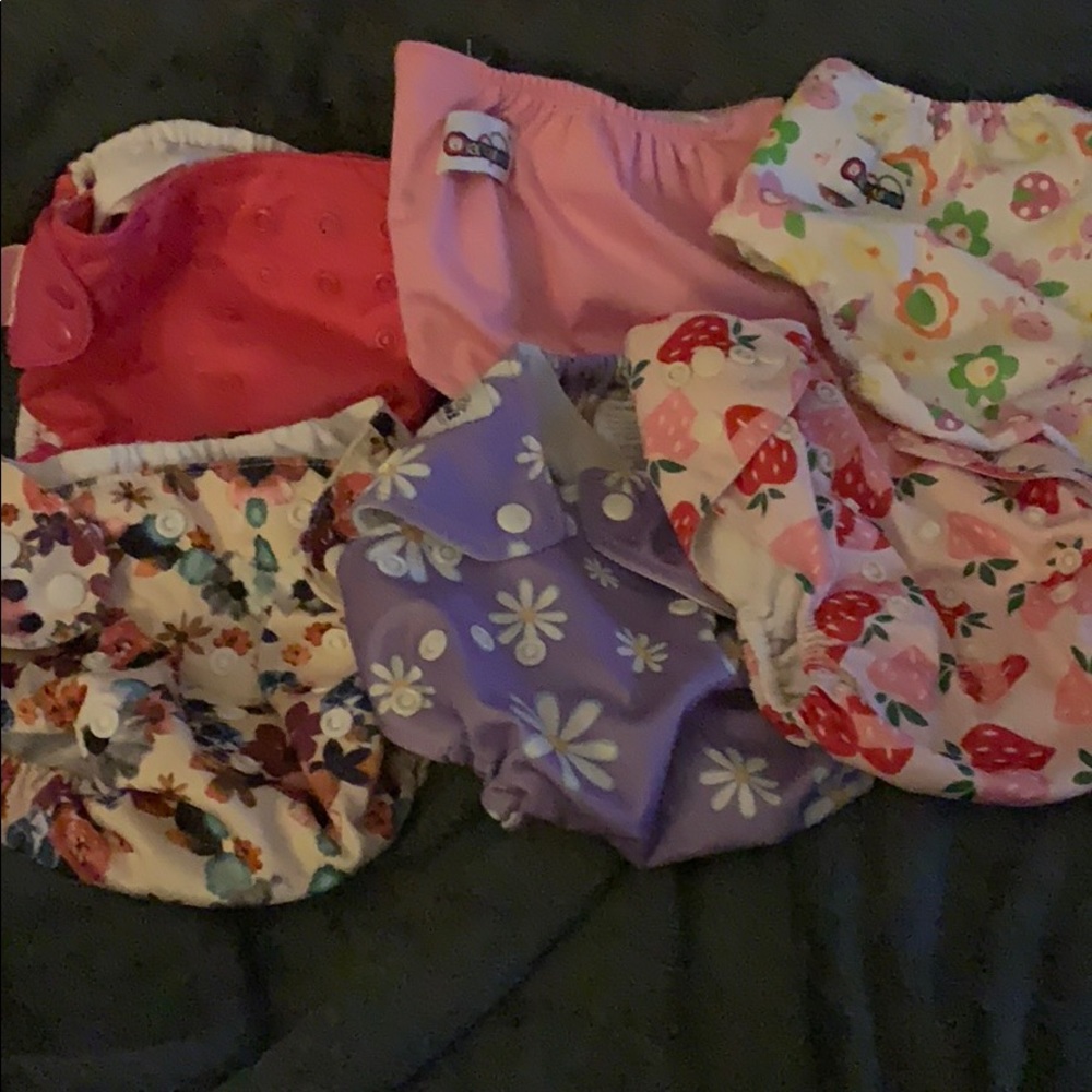 Cloth diapers (girly)